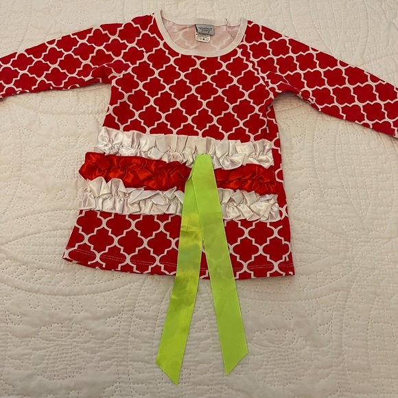 Stephan Baby  2 piece ruffled holiday outfit - Picture 5 of 10